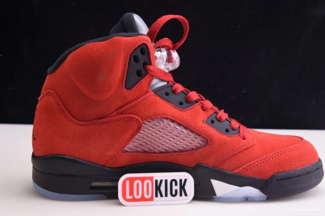 HYPE Raging DD0587-600 Retro Jordan Bulls 5 (2021) Red 0813